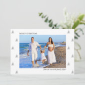 Binnenkort familie van vier fotofeestdagen aankondiging (Staand voorkant)