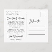 Binnenkort foto Zwangerschap Aankondigingskaart (Achterkant)