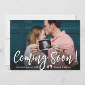 Binnenkort Fotokaart zwangerschapsaankondiging kaa Kaart (Voorkant)