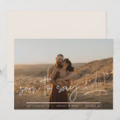 Binnenkort Ga Ik Trouwen Fotografie Moderne Trouwd Save The Date (Voorkant / Achterkant)