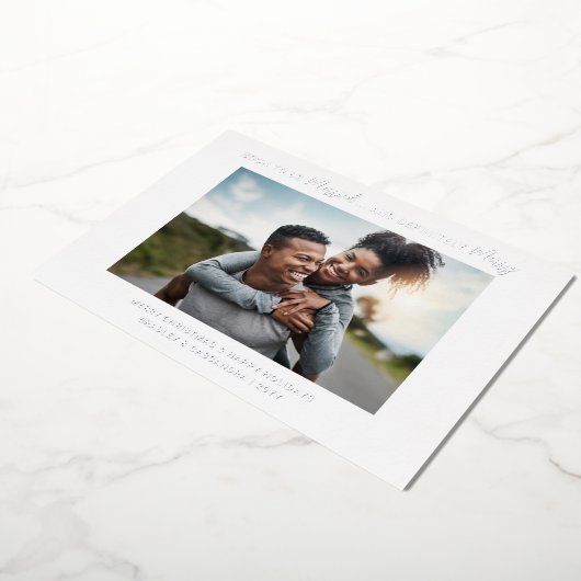 Binnenkort gehuwd als feestfeest folie uitnodiging (Gedraaid)