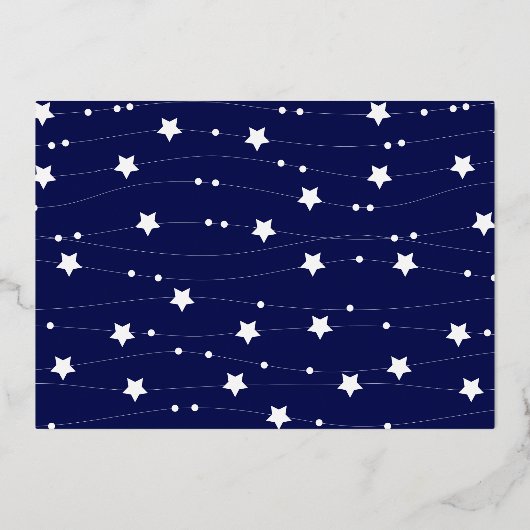 Binnenkort gehuwd als feestfeest folie uitnodiging (Achterkant)