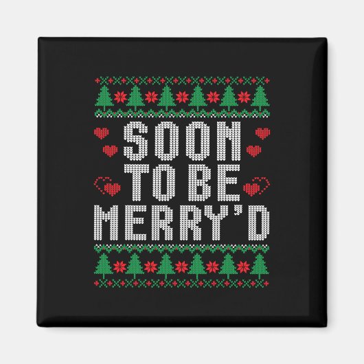 Binnenkort Gelukkig Getrouwd Verloving Koppels Ove Magneet (Voorkant)