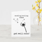 Binnenkort genezend vibes, Kaart (Gele Bloem)