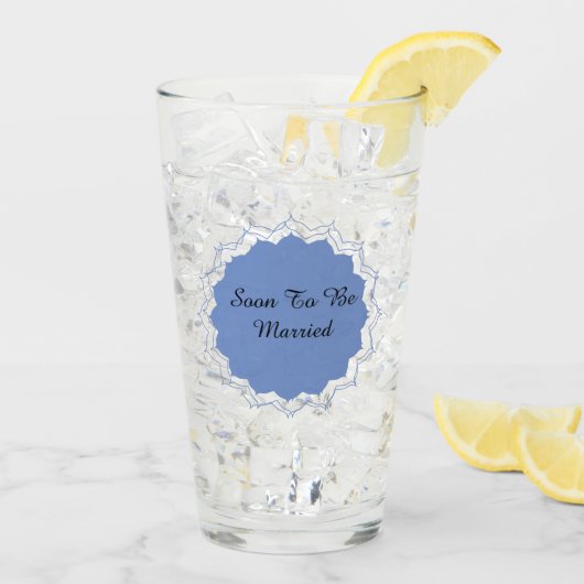 Binnenkort Getrouwd  Glas (Achterkant ijs)