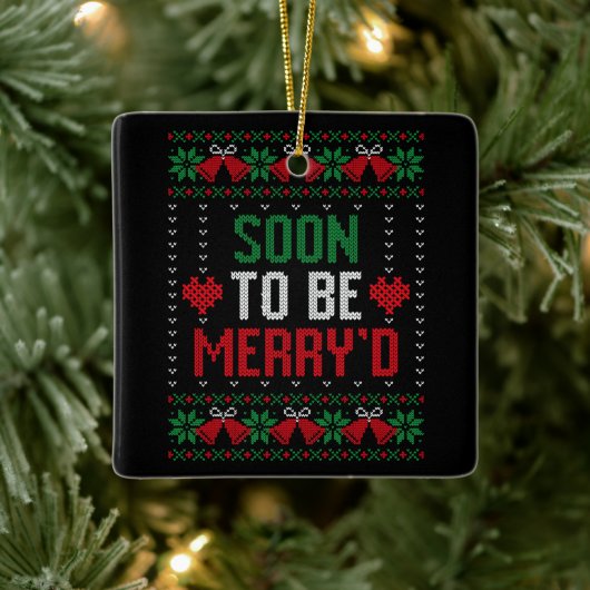 Binnenkort getrouwd met Merry's Christmas Bride &  Keramisch Ornament (Boom)