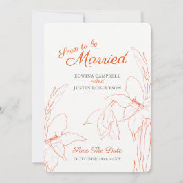 Binnenkort getrouwde botanica gladiolus oranje kaart