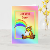 Binnenkort gewonde Beer Kaart (Gele Bloem)