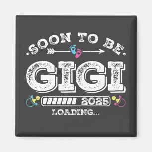 Binnenkort Gigi 2025 Laden Vierkant Magneet