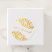 Binnenkort goed bedankjes labels (Met doos)