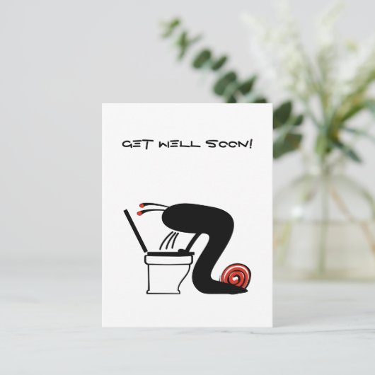 Binnenkort goed briefkaart (Staand voorkant)