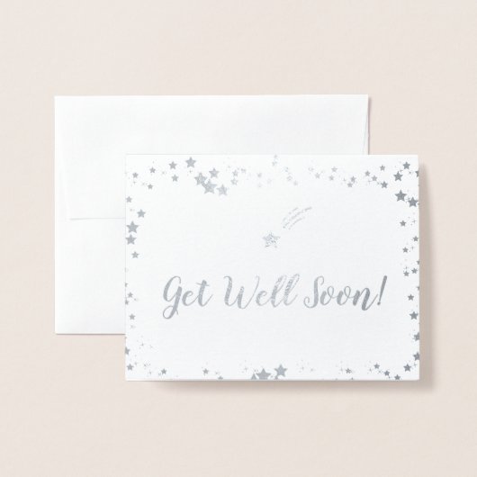 Binnenkort goed folie kaarten (Voorkant met envelop)