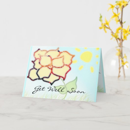 Binnenkort goed kaart (Gele Bloem)