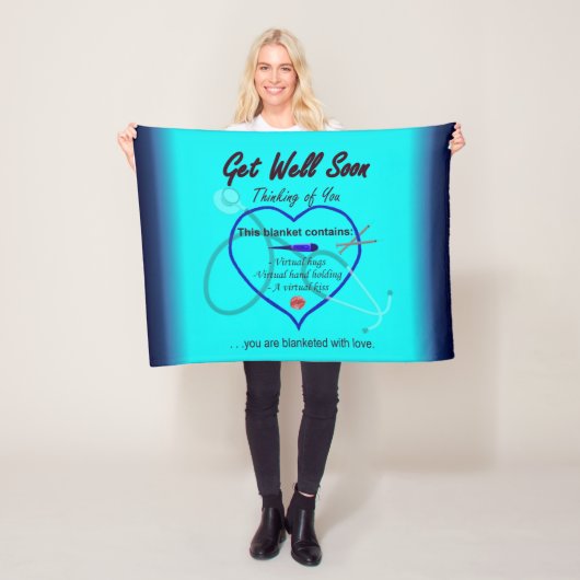 Binnenkort goed nieuws #2 fleece deken (In situ)