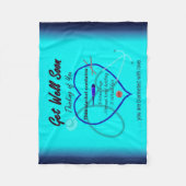 Binnenkort goed nieuws #2 fleece deken (Voorkant)