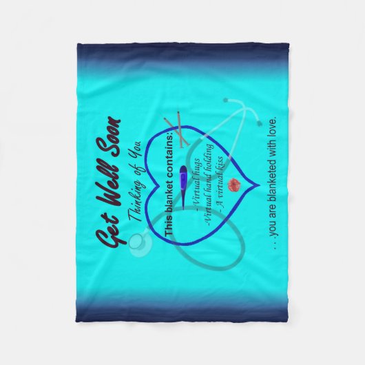 Binnenkort goed nieuws #2 fleece deken (Voorkant)