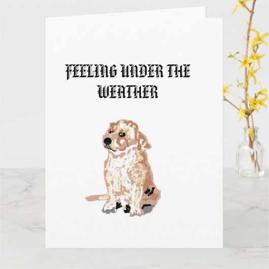 Binnenkort goed: onder het weer kaart (Gele Bloem)