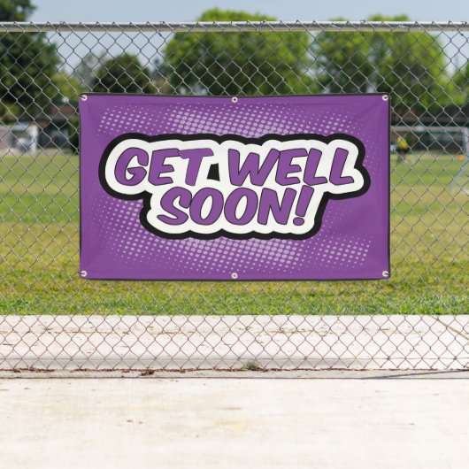 Binnenkort goed paars spandoek (Insitu)