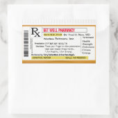 Binnenkort goed rechthoekige sticker (Tas)