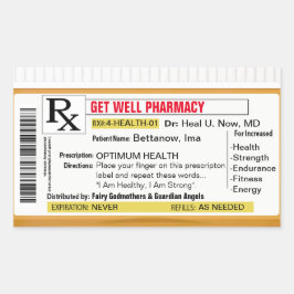 Binnenkort goed rechthoekige sticker