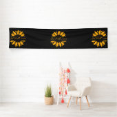 Binnenkort goed - Zonnebloem 2,5x12 Vinylbanner Spandoek (Insitu)