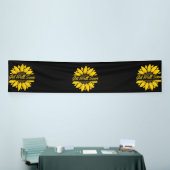 Binnenkort goed - Zonnebloem 2,5x12 Vinylbanner Spandoek (Beurs)