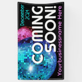 Binnenkort Grand Opening Aankondiging Spandoek (Verticaal)