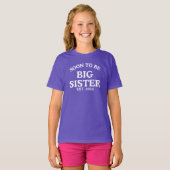 Binnenkort groot zusje Est. 2024 T-shirt (Voorkant volledig)