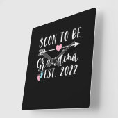 Binnenkort grootma 2022 Moederdag te worden Vierkante Klok (Hoek)