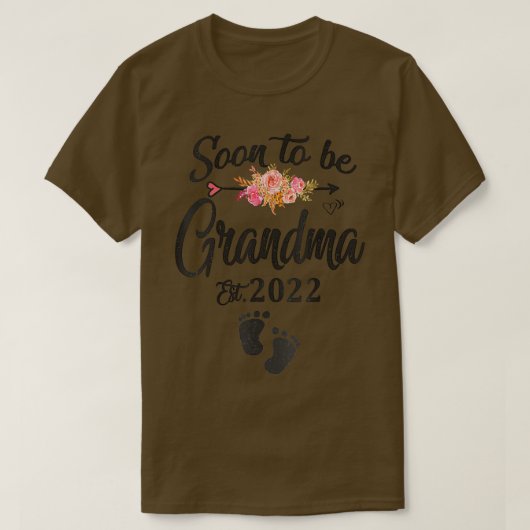 Binnenkort grootma 2022 Moederdag voor het eerst G T-shirt (Design voorkant)