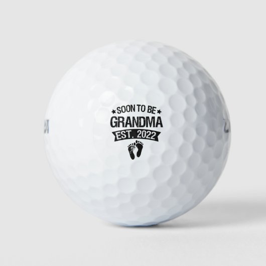 Binnenkort grootma 2022 te worden... grappige nieu golfballen (Voorkant)