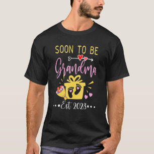 Binnenkort grootma 2023 koninklijke zwangerschapsu t-shirt