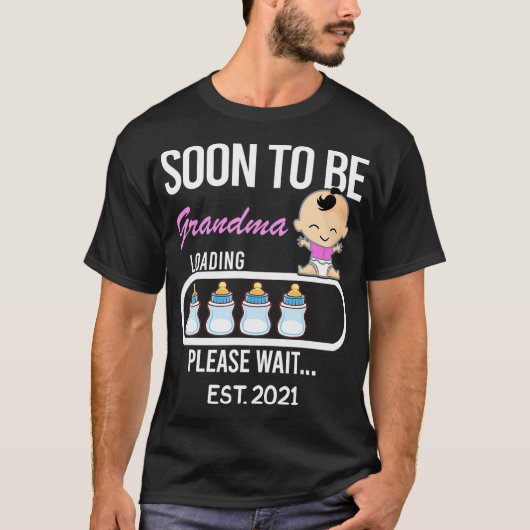 Binnenkort grootma EST 2021 2020 Gift T-shirt Funn (Voorkant)
