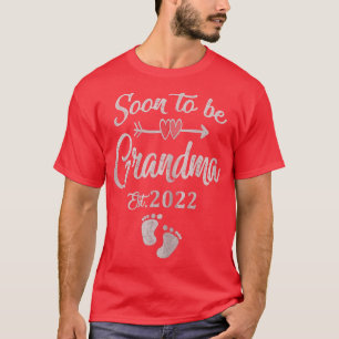 Binnenkort grootmoeder 2022 Moederdag voor mannen T-shirt