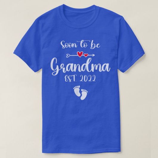 Binnenkort grootmoeder 2022 Moederdag voor New Gra T-shirt (Design voorkant)