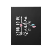 Binnenkort grootmoeder 2022 voor New Grandma Notitieblok (Linkerzijde)