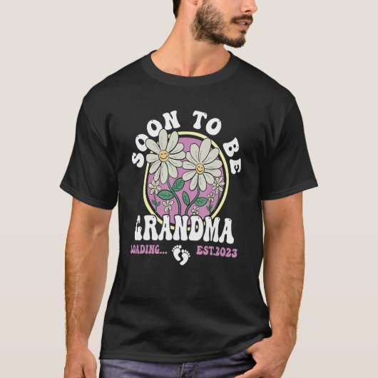 Binnenkort grootmoeder 2023 Moederdag voor New Gra T-shirt (Voorkant)
