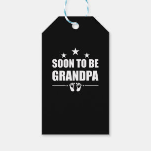 Binnenkort Grootvader Opa Zwangerschapsaankondigin Cadeaulabel