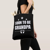 Binnenkort Grootvader Opa Zwangerschapsaankondigin Tote Bag (Dichtbij)