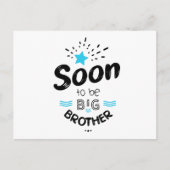 Binnenkort grote broer briefkaart (Voorkant)