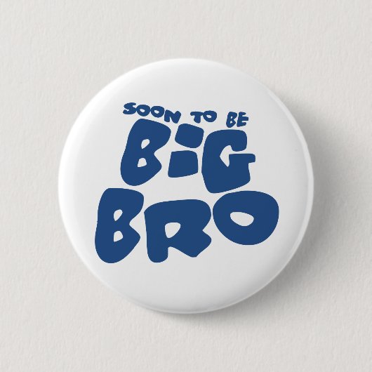 Binnenkort grote broer ronde button 5,7 cm (Voorkant)