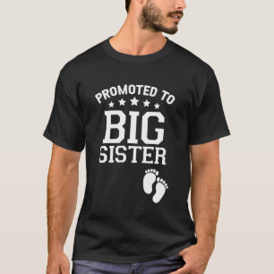 Binnenkort grote zus Funny geslacht onthulling Bin T-shirt