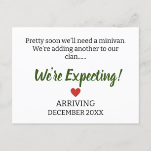 Binnenkort  hebben we een minibusje nodig. We voeg Briefkaart