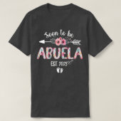 Binnenkort in Abuela 2023 Zwangerschap T-shirt (Design voorkant)
