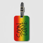 BINNENKORT KOMT - Nederlandse vertaling Bagagelabel (Voorkant (verticaal))