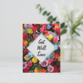 Binnenkort krijgen we kleurrijke bloemen kaart (Staand voorkant)