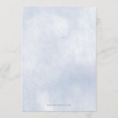 Binnenkort landend Blue Boy Baby shower Menu (Achterkant)