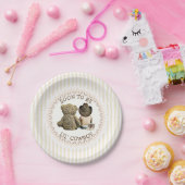 Binnenkort Lil' Cowboy Baby shower Cake Borden Papieren Bordje (Feest)