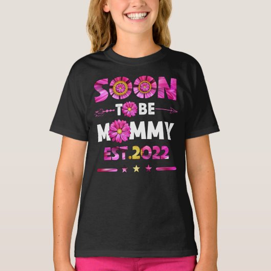 Binnenkort mama Oost2022 Moederdag voor mama. T-shirt (Voorkant)