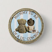 Binnenkort mama van een Lil Cowboy Button (Voorkant)